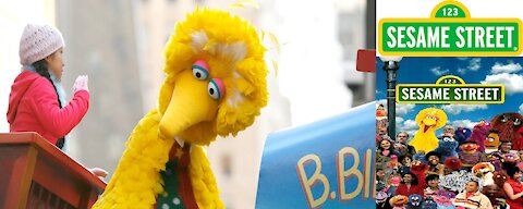 Child Groomers & Now Medical Enforcers for Kids, Sesame Street Uses BIG BIRD to Target Kids