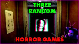 Weird TVs, Scrimblo Bimblos, & Haunted Hallways (3 RANDOM HORROR GAMES)