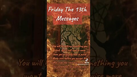 Friday the 13 mini reading 💀♥️🔪 #halloween #fridaythe13th #tarot #reading #tarotreading #haunted