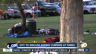 San Diego officials mull curfews at city parks