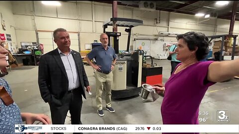 Rep. Bacon visits eCreamery warehouse and distribution center