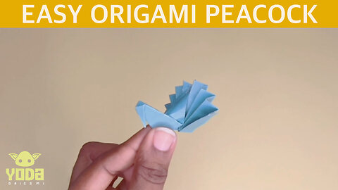 How To Make An 3d Origami Peacock - Easy And Step By Step Tutorial