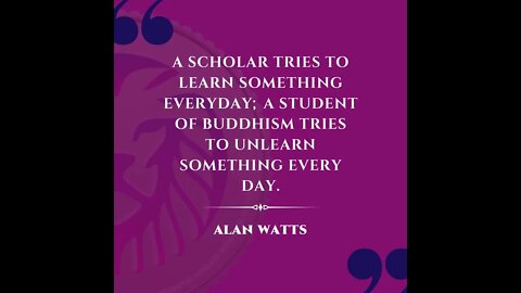 Sunday Motivation || Learn Something New Everyday || Alan Watts!