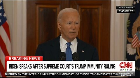 Biden: SCOTUS Immunity Decision Set A Dangerous Precedent