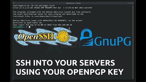 Using an OpenPGP key for SSH authentication