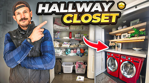 Building a Laundry In a Hallway Closet?!
