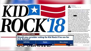 Kid Rock launches voter registration campaign, still deciding on Senate run