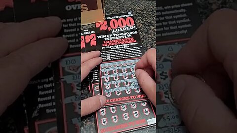 BIG WINNING Lottery Ticket $2,000 Loaded!