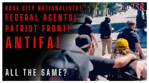 PROUD BOYS face Off against self proclaimed "PRO-WHITE" group, ahem ANTIFA, unmasking members!