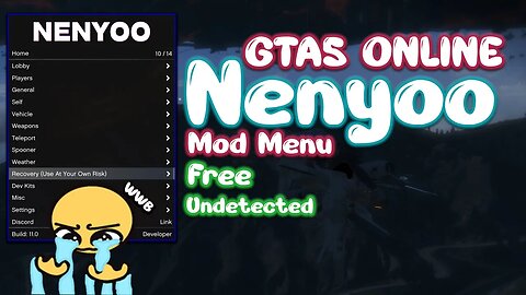 GTA5 1.67 | (Nenyoo Mod Menu FREE) | Safe | Features Packed | Fun | Recovery | XML Maps & Vehicles