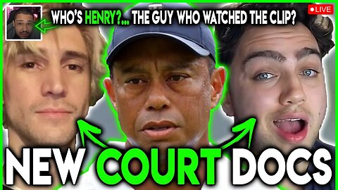 XQC Mizkif and Tiger Woods New Court Documents and Trial Updates