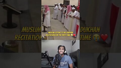 Muslim Listens To Ad-Dukhan Recitation For The First Time! ❤️😭 #muslim #islam #muslimtiktok