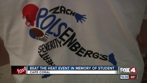 Beat The Heat Event in Memory of Student