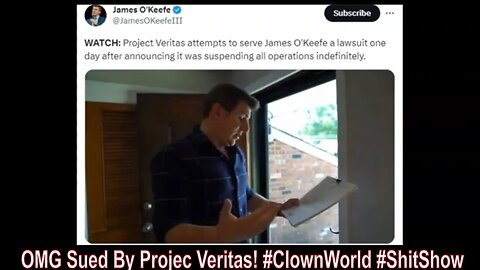 OMG Sued By Projec Veritas! #ClownWorld #ShitShow