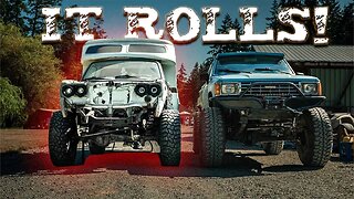 4x4 CRUISER CHINOOK MOVES FOR THE FIRST TIME | 80 Series Land Cruiser + 1976 Toyota Chinook