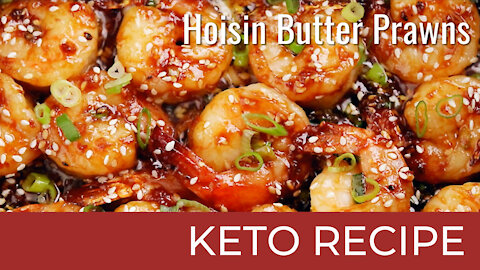 Keto Hoisin Butter Prawns | Keto Diet Recipes