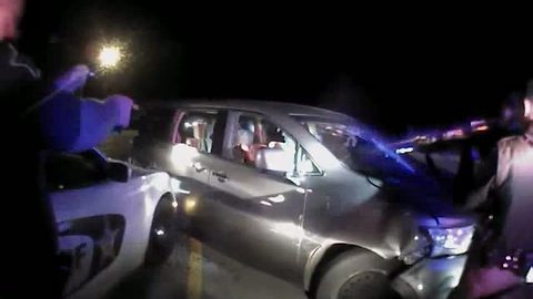 RAW: Police bodycam video shows multiple stops, intense moments before Wisconsin kidnapping suspect is arrested in Indiana