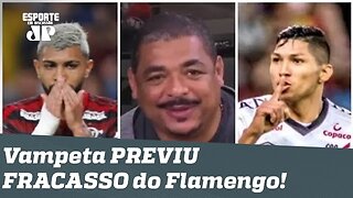 "Vai ficar no cheirinho!" Vampeta previu FRACASSO do Flamengo!