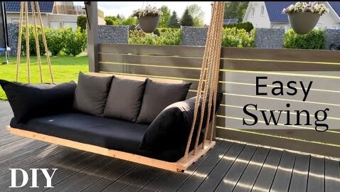 Build your own porch swing - Porch Swing DIY - Hanging swing - Swing Chair - Bed Swing