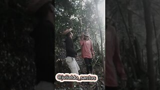 Zé da caça desconfia que chicó pegou o fecho de lenha #short