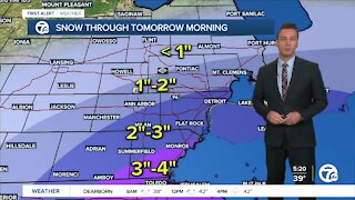 Metro Detroit Forecast: Freeze warnings and snow tonight