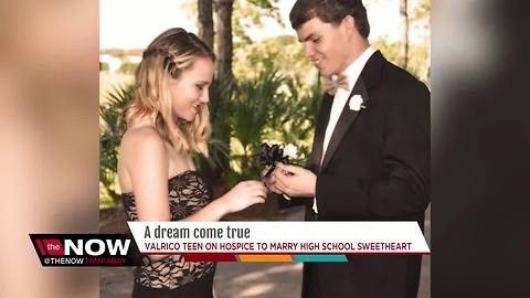 Florida teen with terminal cancer to marry high school sweetheart with help from community