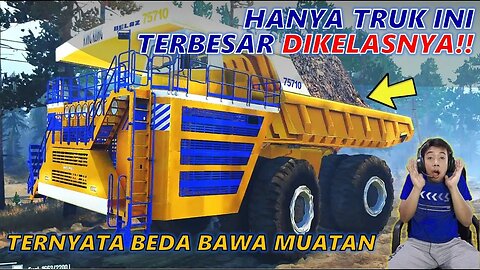 🔴 BEDA BANGET!! ANGKUT BATUBARA DENGAN DUMP TRUCK TERBESAR - Truck Off Road Gameplay