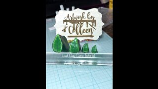 Leaf polymer clay cane tutorial