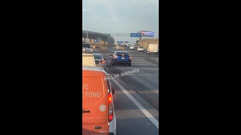 Cutting off cars on highway