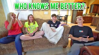 WHO KNOWS ME BETTER CHALLENGE!! (FAMILY EDITION)