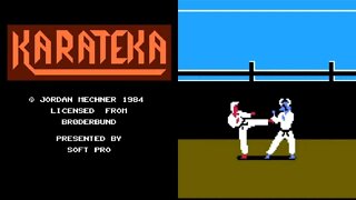 1984 Karateka (NES) No Commentary Gameplay. Classic and Retro Games. | Piso games