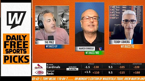 Free Sports Picks | WagerTalk Today | College Football Week 1 Picks | NFL Win Totals | August 29