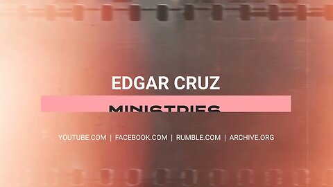 LA ORACIÓN DE MOISÉS - EDGAR CRUZ MINISTRIES