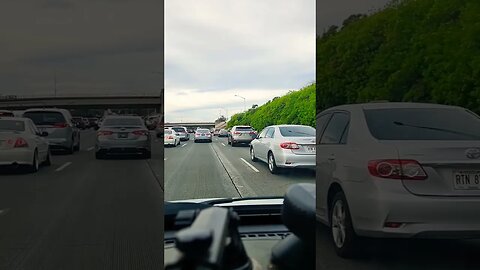 Rush Hour Madness on Hawaii's H1 Freeway