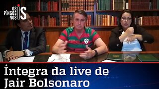 Íntegra da live de Jair Bolsonaro de 17/09/20