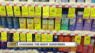 Choosing the right sunscreen