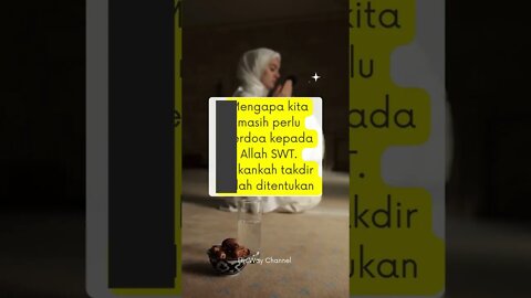 MENGAPA KITA MASIH BERDOA