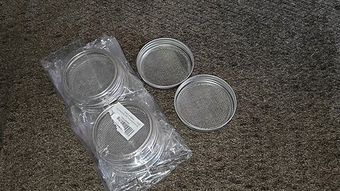Sprouting Lids for Wide Mouth Mason Jars