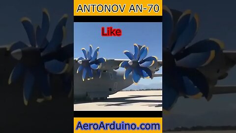 Mesmerizing Ukrainian Blue Propellers AN70 #Aviation #Flying #AeroArduino