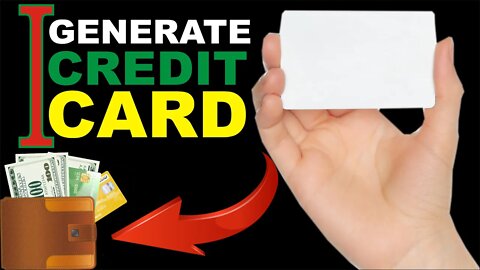 CREDIT CARD GENERATOR WITH MONEY (Visa Gift Card) Credit Card Generator For FREE TRIAL