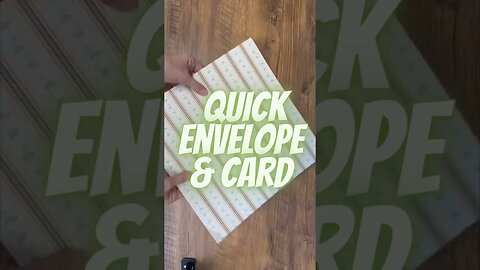 How to Make an Envelope and Card Cheap