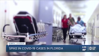COVID-19 cases spike in Florida
