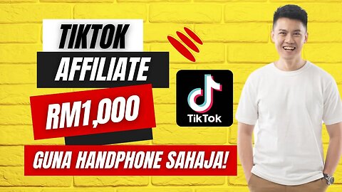 Easy Tiktok Affiliate Side Hustle Copy and Paste - Cara Senang Buat Duit Tiktok Affilaite Marketing