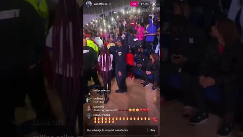 WAKA FLOCKA IG LIVE: Waka Rock The Stage While On Live & Performs Some Of His Classics (09/03/23)