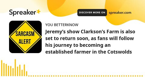 Jeremy’s show Clarkson’s Farm is also set to return soon, as fans will follow his journey to becomin