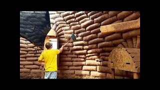 THIS Tool Did An AMAZING Job In Helping Us Protect Our Earthbag Dome | Building An Off-Grid Home