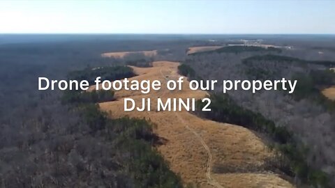 Drone flyover the very first time #DJIMavicmini #debtfreejourney #minimalism #Jonhdeere5055E