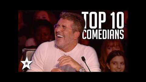 TOP 10 Funniest Comedians That Made SIMON COWELL Laugh on AGT & BGT | Got Talent Global/ #Nishan86