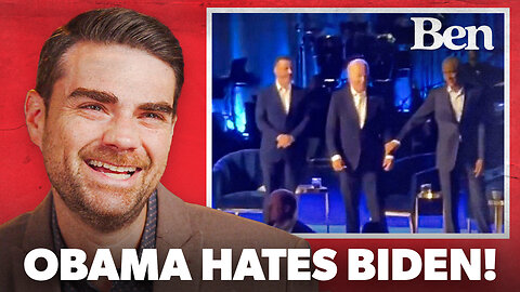 Barack Obama DRAGS Joe Biden Off Stage