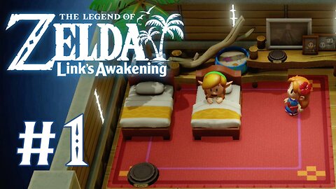 The Legend of Zelda: Link's Awakening (2019) - Part 1: Waking Up On Koholint Island